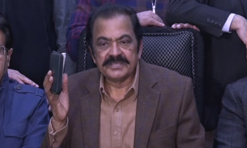 PML-N leader Rana Sanaullah has alleged that the Pakistan Tehreek-i-Insaaf government is conspiring to stop the Pakistan Democratic Movement (PDM) rallies on the pretext of Covid-19. — DawnNewsTV/File