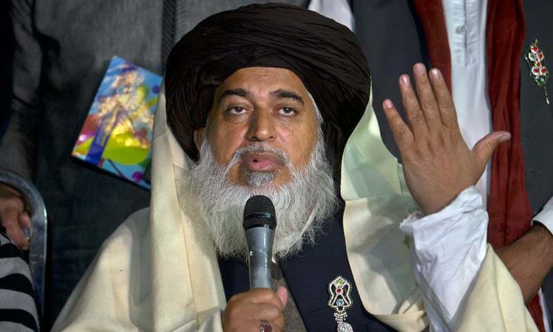 TLP chief Allama Khadim Hussain Rizvi. — AP/File