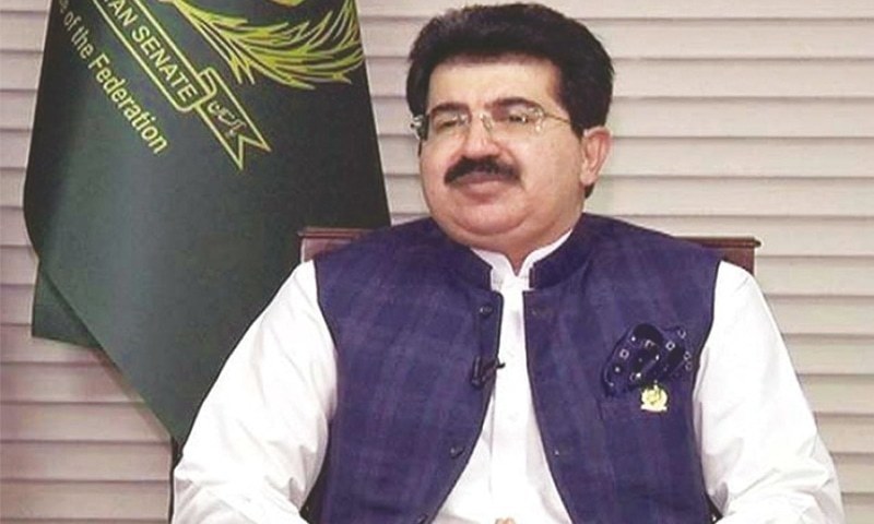 Senate Chairman Sadiq Sanjrani has hailed the role of media in promoting Pak-China ties and China-Pakistan Economic CorridorSenate Chairman Sadiq Sanjrani on Monday hailed the role of media in promoting Pak-China ties and China-Pakistan Economic Corridor. — AFP/File