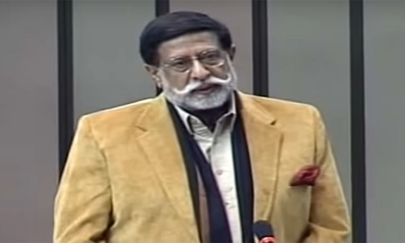 Minister for Privatisa&shy;tion Mohammadmian Soomro said on Thursday that the land valuation of Pakistan Steel Mills (PSM) would be completed by the end of this month. &mdash; Photo courtesy 24 News YouTube video screengrab/File