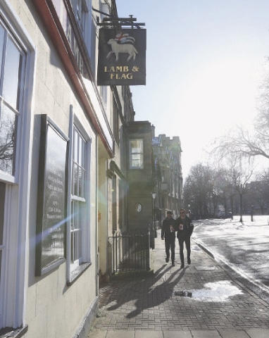 A VIEW of the storied pub.—Reuters