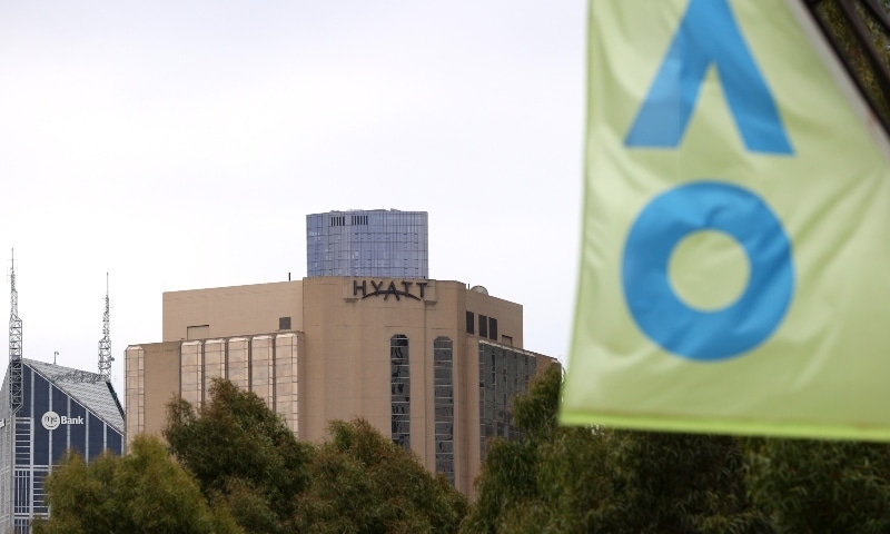 Up to 600 players and support staff connected to the Australian Open will have to isolate until they have been tested for Covid-19. — Reuters Up to 600 players and support staff connected to the Australian Open will have to isolate until they have been tested for Covid-19. — Reuters