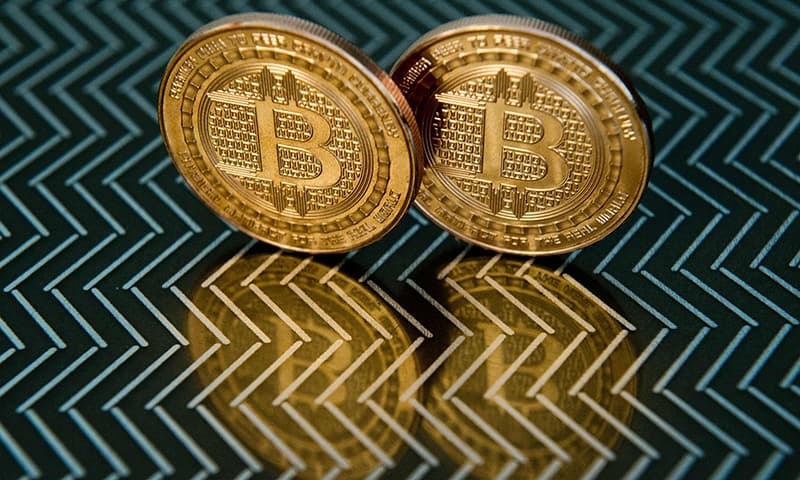 This June 17, 2014 photo taken in Washington, DC shows bitcoin medals. —AFP/File This June 17, 2014 photo taken in Washington, DC shows bitcoin medals. —AFP/File