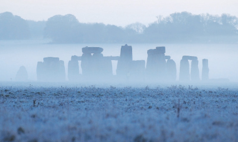 THIS Nov 4, 2020, file photo shows Stonehenge at dawn.—Reuters