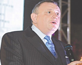 AMBASSADOR Andreas Ferrarese speaks at the event.