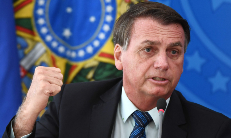 President Jair Bolsonaro. — AFP