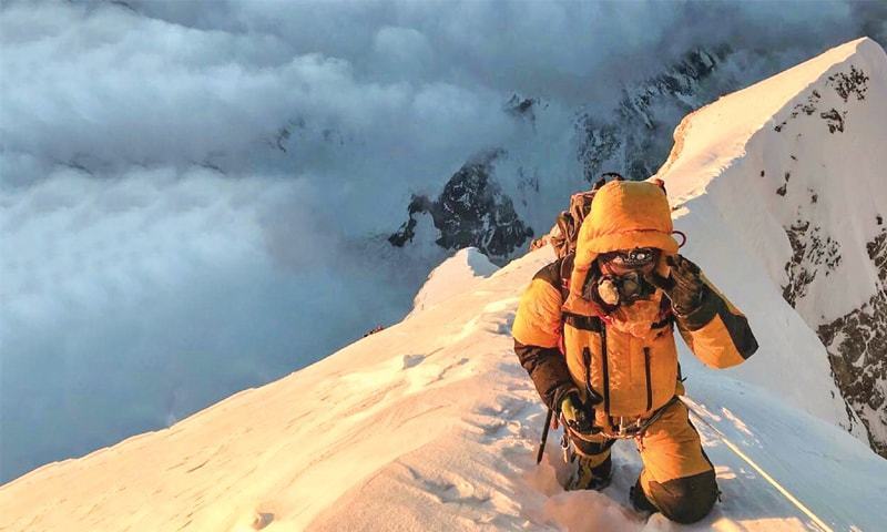 A two-member Pakistani expedition of Sirbaz Khan and Abdul Joshi from Gilgit-Baltistan left for Nepal on Thursday to scale Annapurna (8091 metres) peak. — Photo by Madison Mountaineering/File