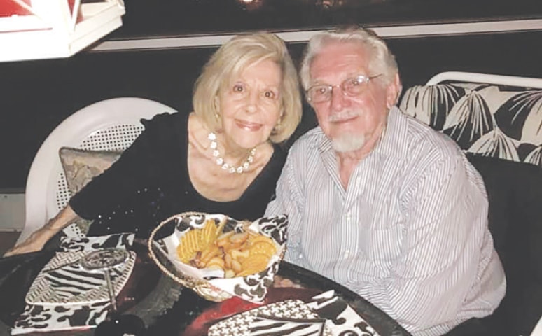 AN undated photo provided by daughter Sarah Milewski shows Bill and Esther Ilnisky.&mdash;AP