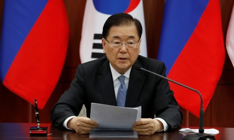 South Korean Foreign Minister Chung Eui-yong. &mdash; Reuters