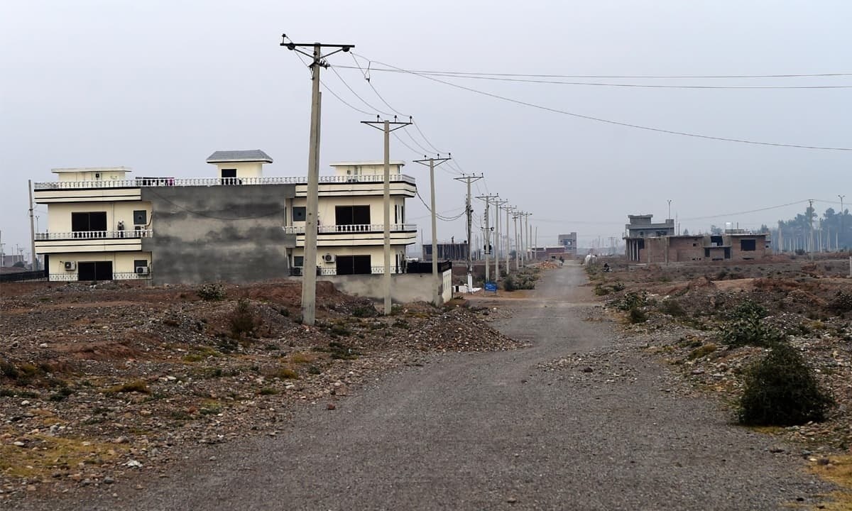 Since 1990 when the Regi Model Town was established, the PDA officials and provincial government have struggled to retrieve a major portion of the land. — Photo courtesy Abdul Majeed Goraya/File