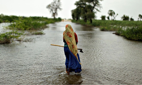 A joint study released by the two international lending agencies has put Pakistan among the top risk-prone countries in terms of increase in average temperatures and resultant economic and social losses. — AP/File