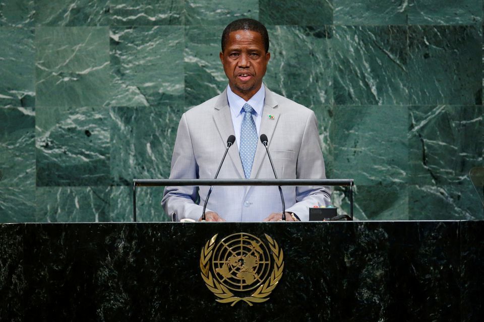 Zambian President Edgar Lungu. — Reuters/File