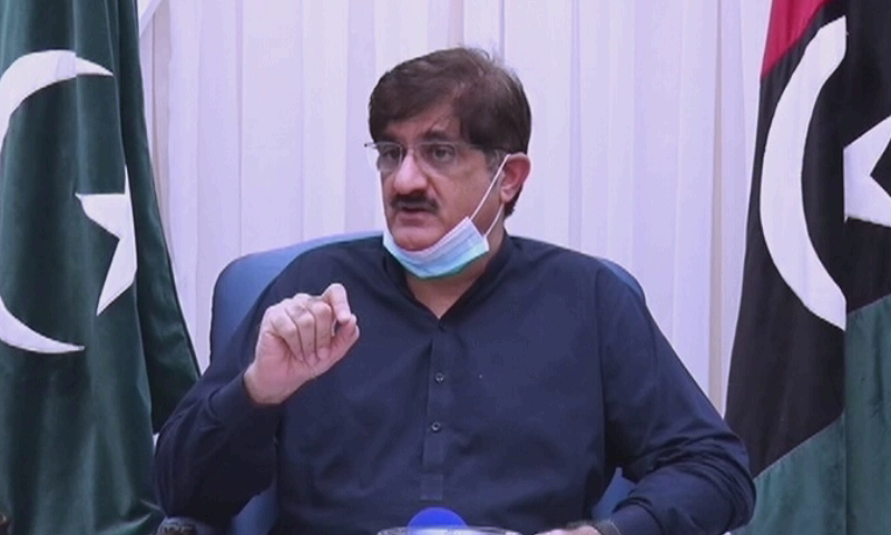 Sindh Chief Minister Murad Ali Shah says Covid-19 restrictions have started producing encouraging results. — Dawn NewsTV/File