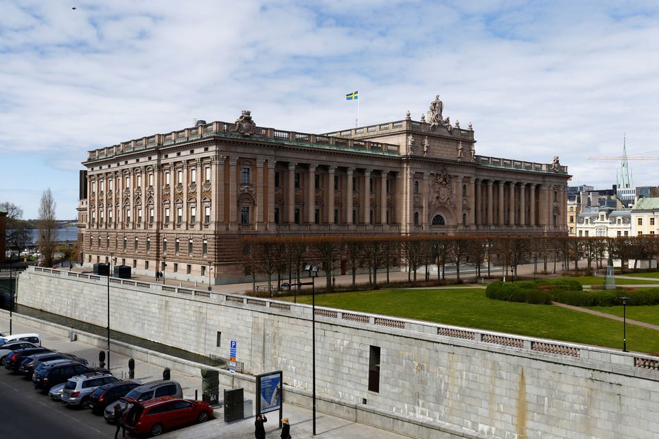 A general view of the Riksdag, Sweden's Parliament, in Stockholm, Sweden. &mdash; Reuters/File