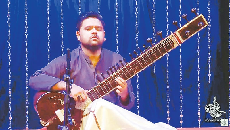 TURAB Ali performs during the opening session of the APMC.—Fahim Siddiqi/White Star