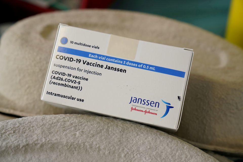 A box of Johnson & Johnson's coronavirus vaccine. — Reuters