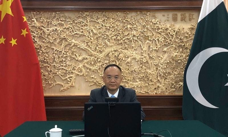 Chinese Ambassador Nong Rong noted the expansion in cooperation under the CPEC framework from Gwadar, energy, transport infrastructure and industry to agriculture, science and technology and social welfare. — Photo courtesy Twitter/File Chinese Ambassador Nong Rong noted the expansion in cooperation under the CPEC framework from Gwadar, energy, transport infrastructure and industry to agriculture, science and technology and social welfare. — Photo courtesy Twitter/File