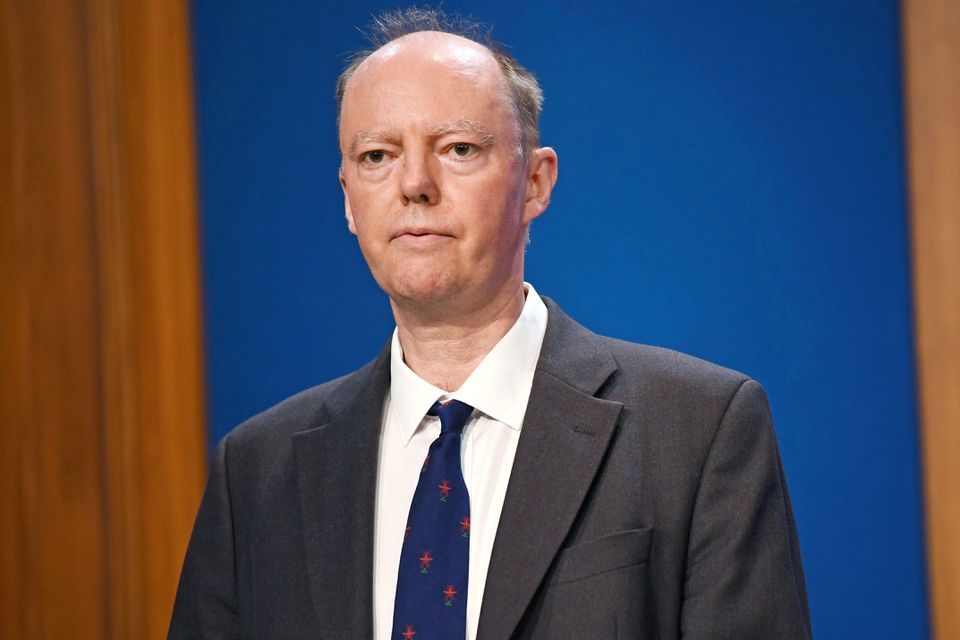 Britain's Chief Medical Officer for England Chris Whitty. — Reuters