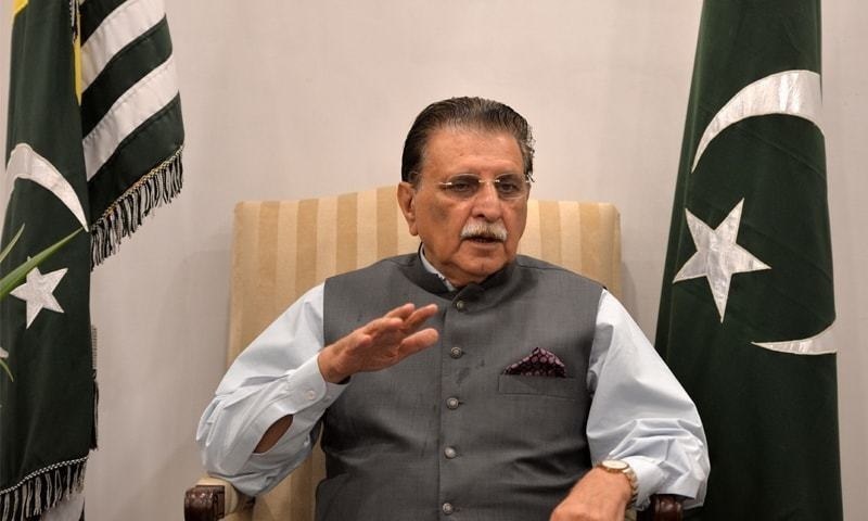 Raja Farooq Haider claims his party is destined to once again form government in the AJK.
 — AFP/File