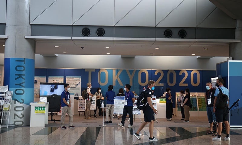 A general view during an escorted and controlled tour for media representatives, ahead of the Tokyo 2020 Olympic Games, in Tokyo, Japan. — Reuters