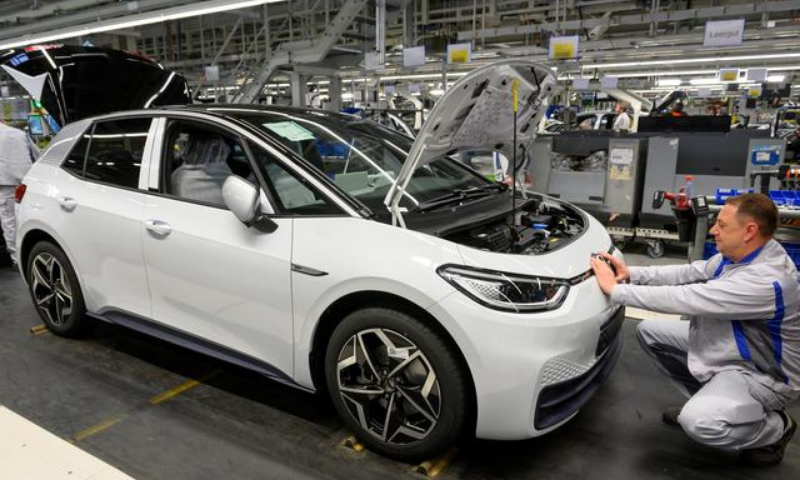 Employees work at a production line of the electric Volkswagen model ID.3 in Zwickau, Germany. — Reuters/File Employees work at a production line of the electric Volkswagen model ID.3 in Zwickau, Germany. — Reuters/File