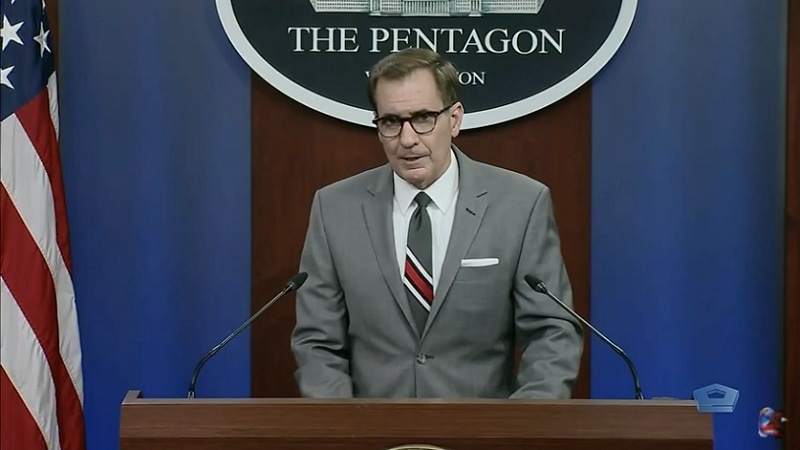 "We all have a shared sense of importance of closing down those [terrorist] safe havens along Pak-Afghan border and not allowing them to be used by the Taliban or other terrorist networks to sow discord," says John F. Kirby. — Photo courtesy: US Department of Defence website