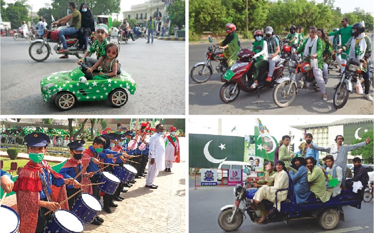 Lahorites celebrate the Independence Day with enthusiasm. &mdash; White Star / Murtaza Ali