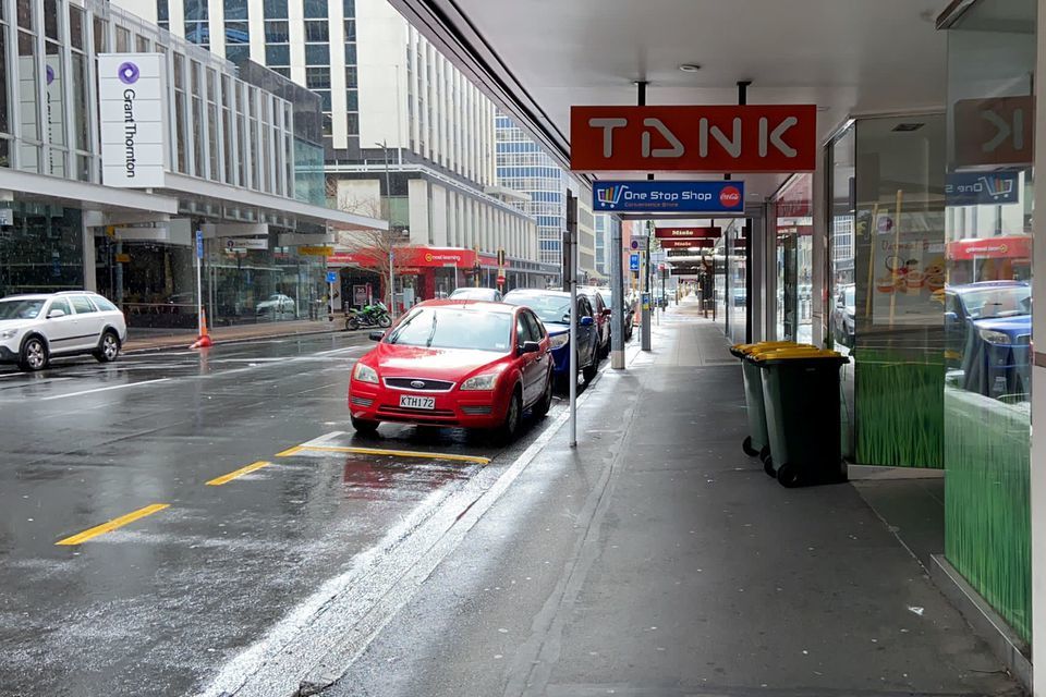 Lambton Quay is devoid of people on the first day of a lockdown to curb the spread of the coronavirus in Wellington, New Zealand on August 18. — Reuters