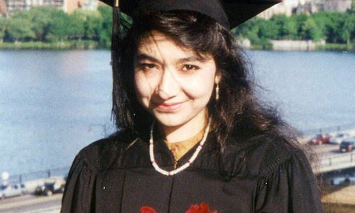 This file photo shows neuroscientist Dr Aafia Siddiqui. — Dawn