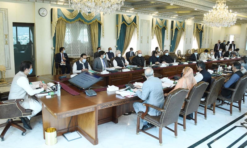 Prime Minister Imran Khan presides over the 48th meeting of the Council of Common Interests in Islamabad. — Photo courtesy PID website