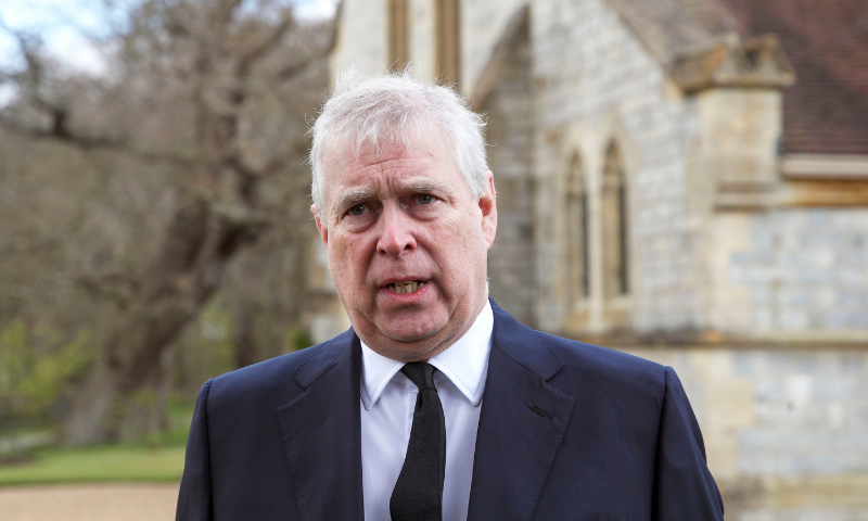 In this file photo, Britain's Prince Andrew speaks during a television interview at the Royal Chapel of All Saints at Royal Lodge, Windsor, England. — AP In this file photo, Britain's Prince Andrew speaks during a television interview at the Royal Chapel of All Saints at Royal Lodge, Windsor, England. — AP