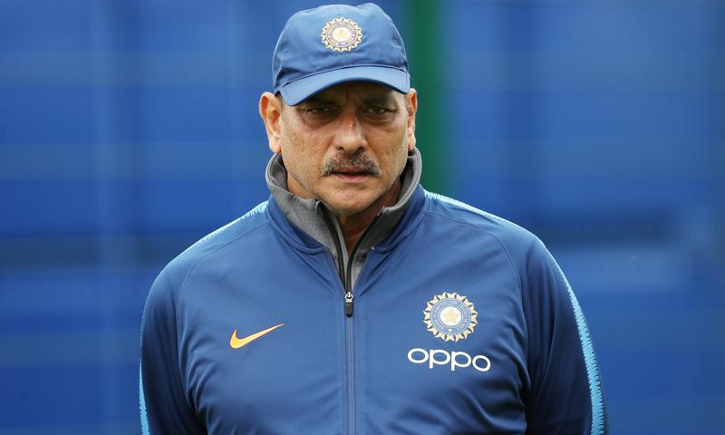 India coach Ravi Shastri is seen during nets. — Reuters/File