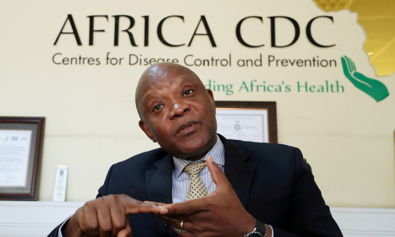 Africa's Director of the Centres for Disease Control (CDC) John Nkengasong speaks during an interview. — Reuters/File