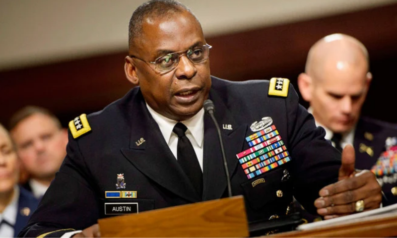 This file photo shows US Defence Secretary Lloyd Austin. — AFP/File