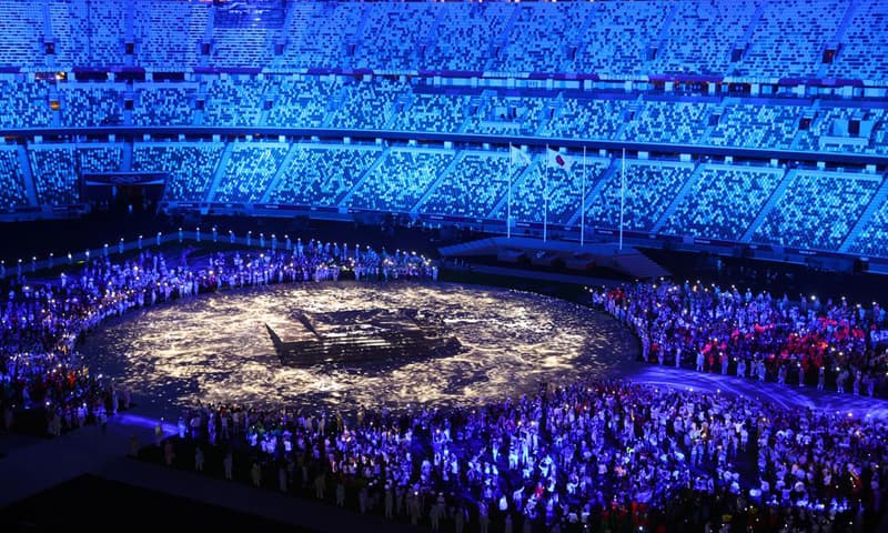 This file photo shows the Tokyo 2020 Olympics' closing ceremony in Tokyo, Japan. — Reuters/File