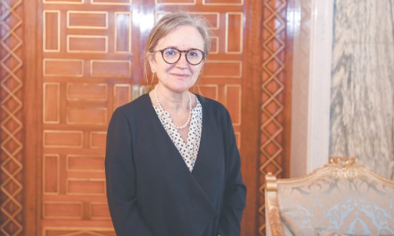 NAJLA Bouden, the newly named prime minister, poses for the media.&mdash;AP