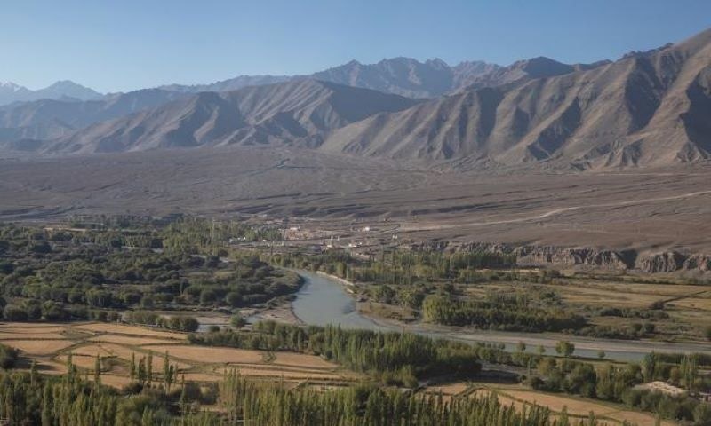 River Indus flows through Leh, in the Ladakh region. — Reuters/File