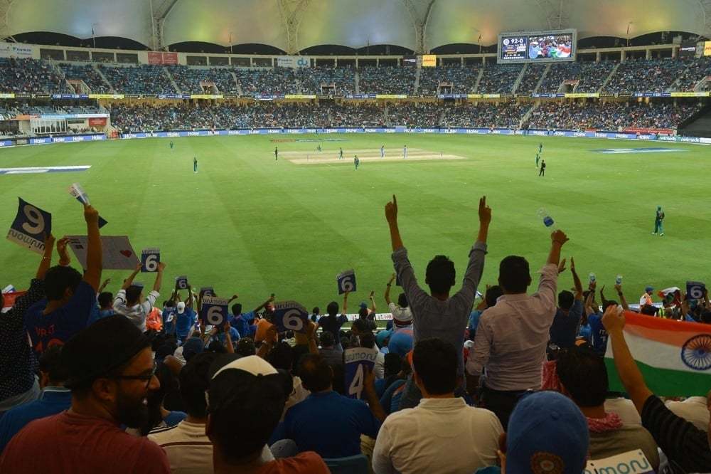 This file photo shows the Dubai International Cricket Stadium. — AFP/File