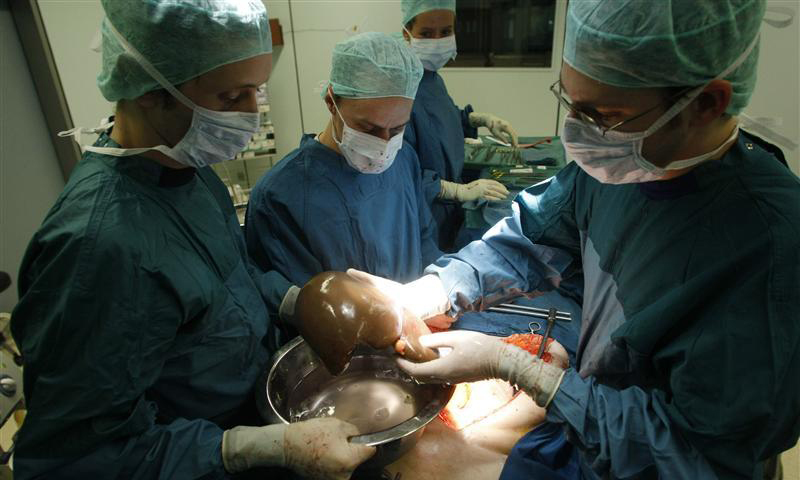 A file photo of doctors performing a liver transplant. — Reuters/File