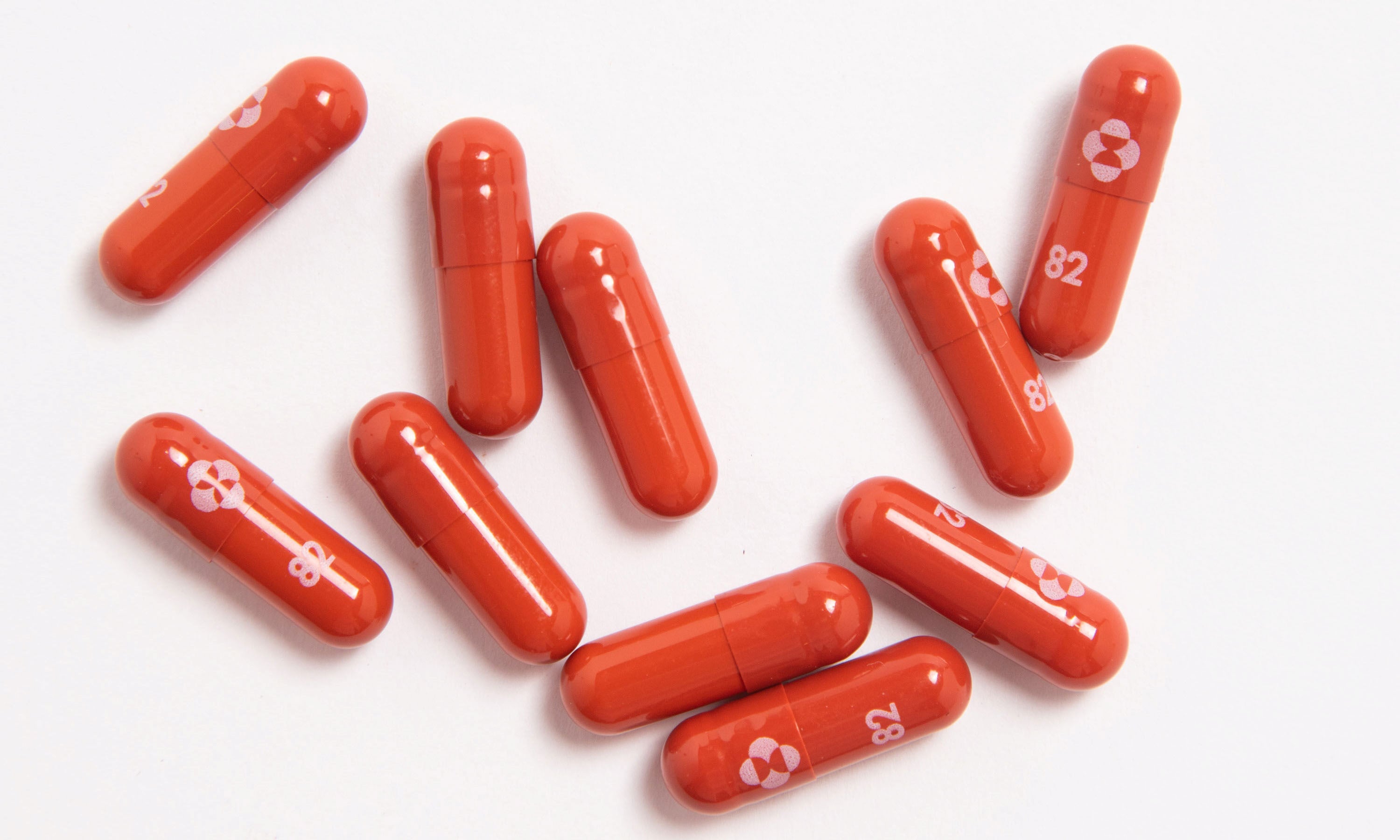 An experimental Covid-19 treatment pill, called molnupiravir, is seen in this undated handout photo released by Merck & Co Inc and obtained by Reuters on October 26. — Reuters