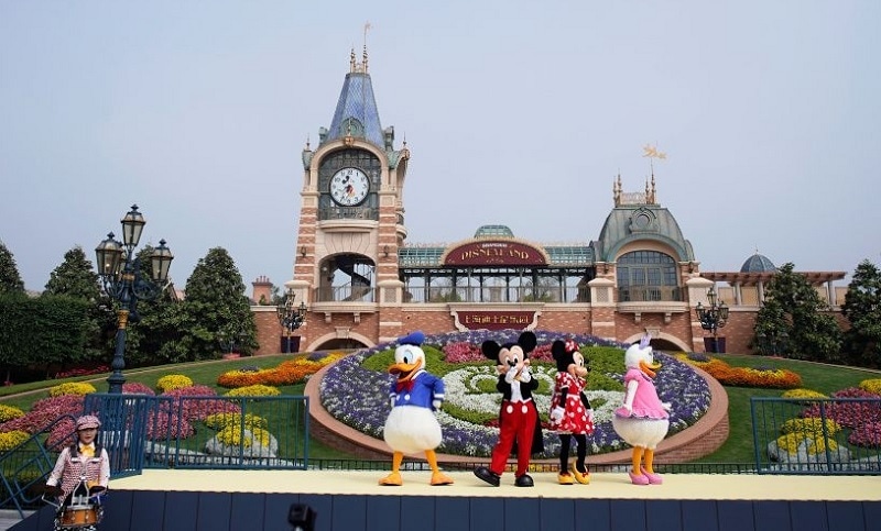 Performers are seen at the ceremony marking the reopening of Shanghai Disneyland following a shutdown due to the coronavirus disease outbreak, at Shanghai Disney Resort in Shanghai, China on May 11, 2020. — Reuters/File