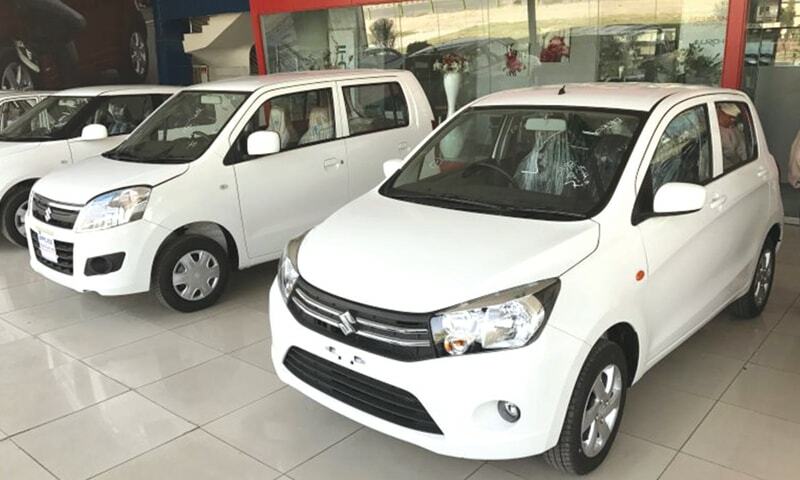 A view of cars parked at a showroom. — File photo