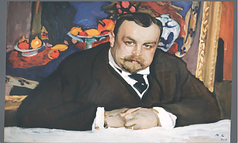 Portrait of Ivan Abramovich Morozoy (1910), Valentin Serov