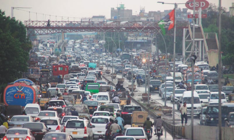 Navigating Karachi’s traffic is no joke | Shakil Adil/White Star