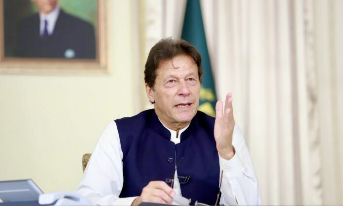 A file photo of Prime Minister Imran Khan during a meeting. — APP/File