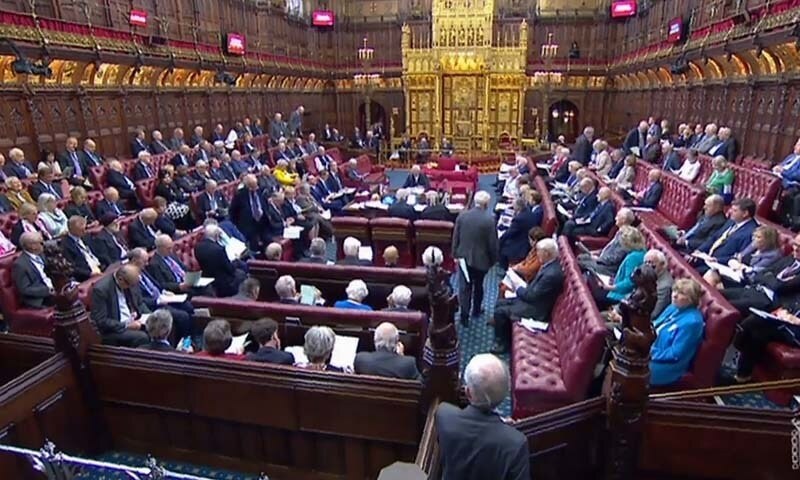 A view of the UK parliament. &mdash; AFP