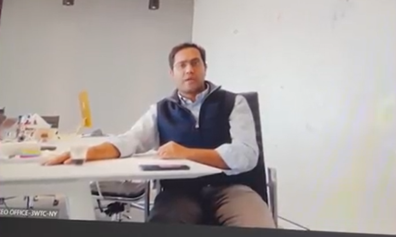Better.com CEO Vishal Garg is seen during the Zoom call in which he fired 900 people. &mdash; Screengrab via Twitter