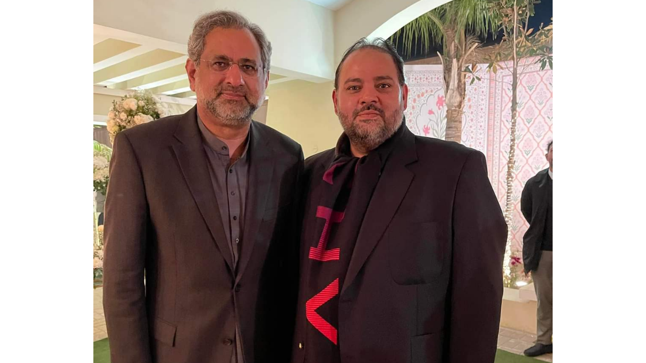 Former prime minister Shahid Khaqan Abbasi and former MNA Omar Zia Butt