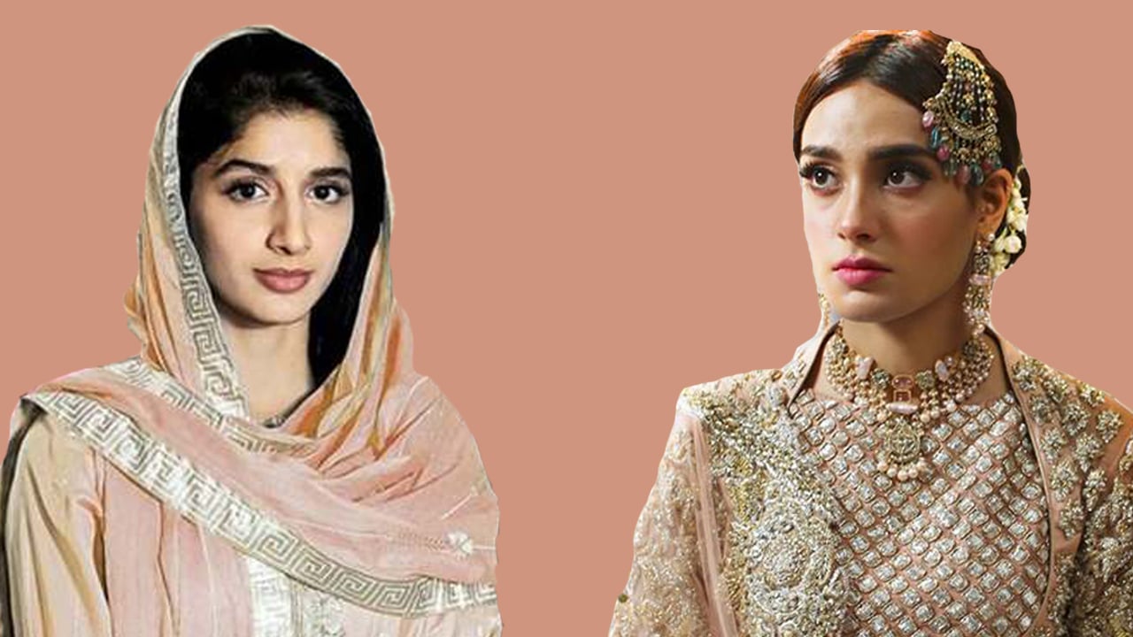 Mawra Hocane as Anaya in *Sabaat* and Iqra Aziz as Noor in *Ranjha Ranjha Kard*i.