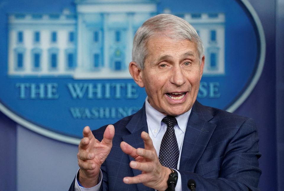 Dr Anthony Fauci speaks about the Omicron coronavirus variant during a press briefing at the White House in Washington, US, December 1. &mdash; Reuters